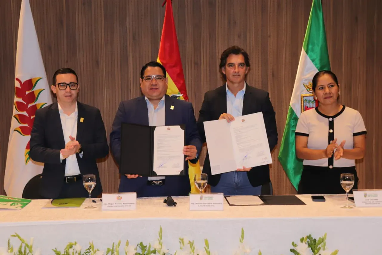 MINISTERIO PÚBLICO Y ALCALDÍA DE SANTA CRUZ DE LA SIERRA SUSCRIBEN CONVENIO DE INTEROPERABILIDAD A TRAVÉS DEL ECOSISTEMA ROMA