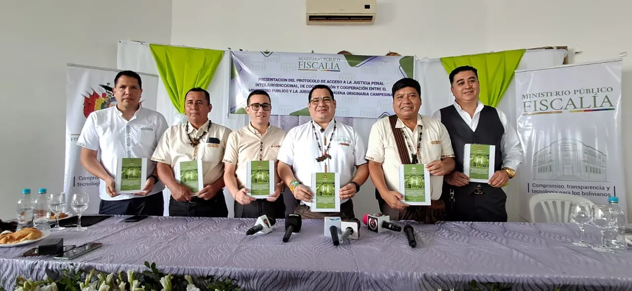 FISCAL GENERAL PRESENTA PROTOCOLO PARA FORTALECER EL ACCESO A LA JUSTICIA PENAL INTERJURISDICCIONAL CON NACIONES Y PUEBLOS INDÍGENA ORIGINARIO CAMPESINOS