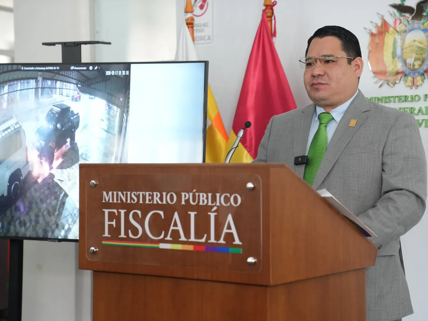 FISCAL GENERAL ASEGURA QUE SE TIENE IDENTIFICADA A LA ORGANIZACIÓN CRIMINAL POR EL ATENTADO INCENDIARIO CONTRA UN FISCAL DE MATERIA EN BERMEJO, EXISTE UN APREHENDIDO