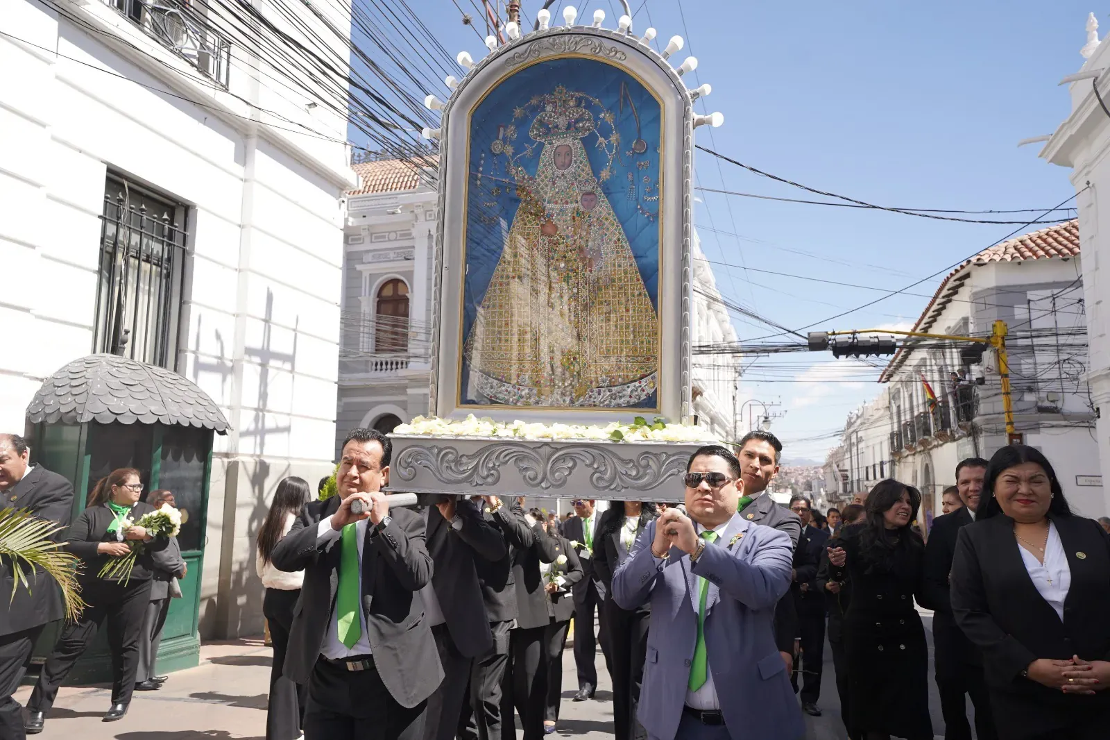 FISCALÍA GENERAL RECIBE CON PROFUNDA FE Y DEVOCIÓN LA IMAGEN DE LA VIRGEN DE GUADALUPE EN EL MES DE SU FESTIVIDAD